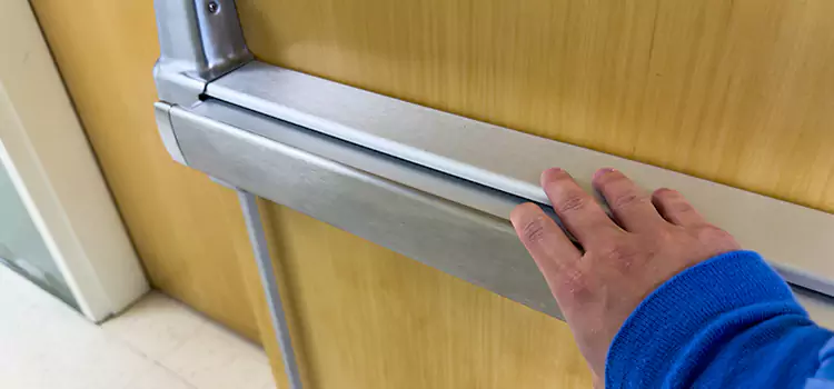 Installing a Push Bar on a Door York